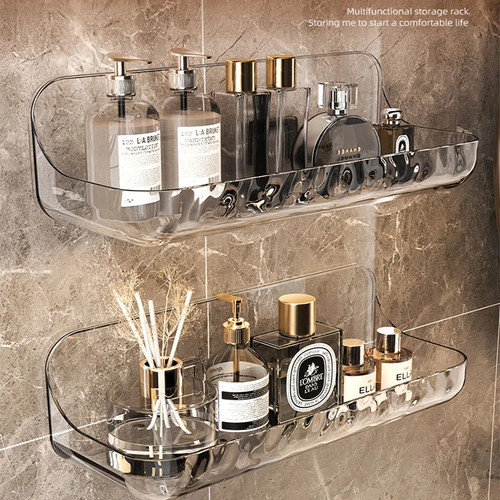 Acrylic bathroom shelf - acrylic, no