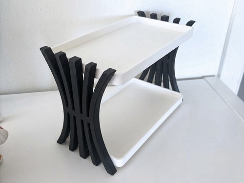 Tier printed storage - 3d,